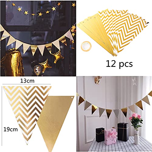 Comprar en Amazon Globos con número 38 dorado guirnalda de feliz cumpleaños pancarta