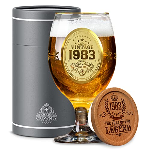 Comprar Kies®GIFT 1983 Vaso De Cerveza Regalos Originales Para Mujer Hombre Feliz BlackFriday Cumpleaños Taza Personalizada Regalo Original Ideas De Regalos Para Hombres 40 Años cumpleaños Decoración Papá Agua Top Precio 2023 | regaloscumple.com
