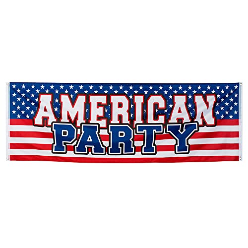 Consigue ahora Boland 44953 - Banner USA tamaño 74 x 220 cm decoración Navidad guirnalda fiesta americana Stars and Stripes fiesta temática fiesta lema Ofertas 2024 | regaloscumple.com