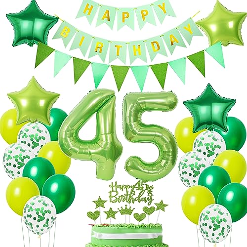 Consigue ahora Globos 45 Cumpleaños Decoración Verde Decoracion 45 Cumpleaños Promoción Hombre Verde Decoracion Tarta 45 Años Hombre Cumpleaños Decoración 45 Globos Hombre Mujer Verde Decoración 45 Cumpleaños Hombre Globos Ofertas 2024 | regaloscumple.com