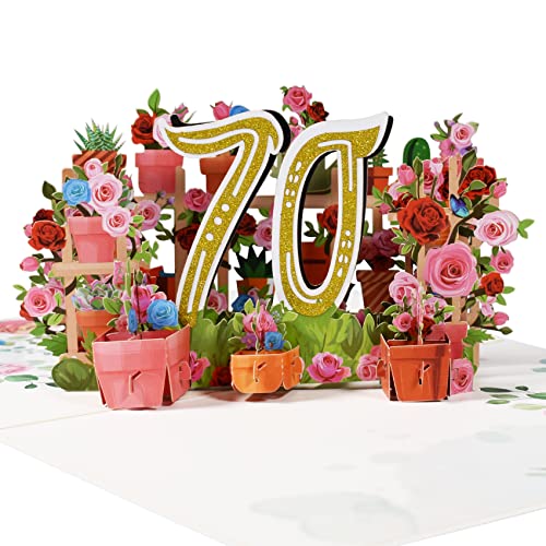 Oferta Magic Tarjeta tarjeta aniversario tarjeta 3D, años tarjeta con rosas