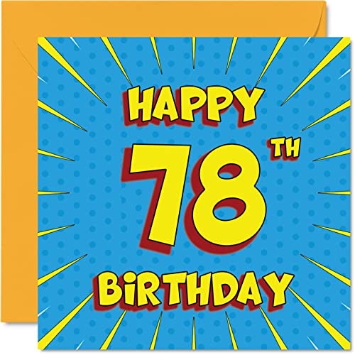 Comprar Divertidas tarjetas cumpleaños 78 para hombres y mujeres cómics tarjeta feliz cumpleaños para abuelo abuela niñera papá mamá Catálogo bisabuelo tía tío abuelo tarjetas felicitación 145 mm x Ofertas 2024 | regaloscumple.com