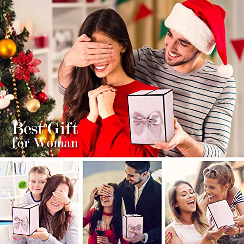 Ofertas de última hora ADDWel Collar de Rosa Real roja preservada con Texto en