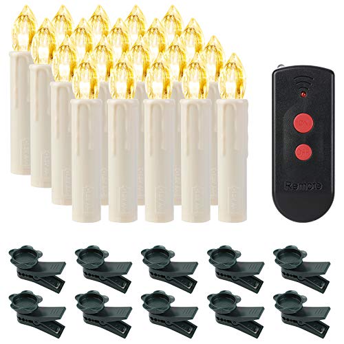 Consigue ahora SHYOSUCCE 20 Velas LED Árbol Navidad Velas LED Navidad Inalámbricas con Control Remoto Luces Velas Navidad Blancas Cálidas para Navidad Bodas Promoción Cumpleaños Fiestas Rebajas 2025 | regaloscumple.com