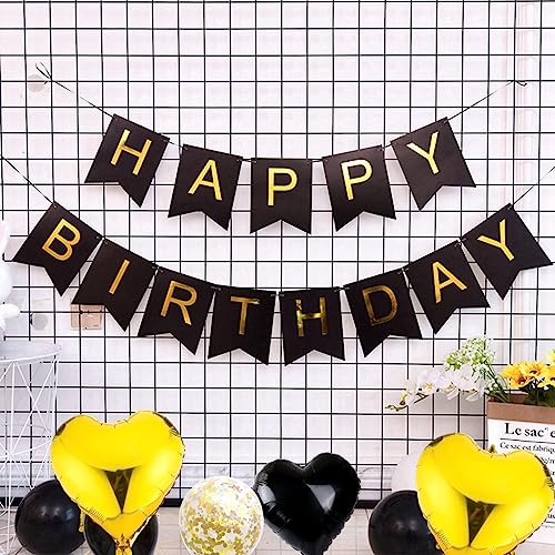 Oferta Flash Feelairy años Cumpleaños, Negro 48 Hombres, Tarta 48 Happy Decoraciones Cumpleaño años y