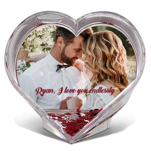 Consigue ahora Bola Nieve Forma Corazón Personalizada. Regalos Originales Mujer. Regalo Cumple Novia. Regalos Recién Casados. Regalos Novio Cumpleaños. 14 Febrero. Regalos Navidad Primer Aniversario o San Valentín Top Precio 2025 | regaloscumple.com