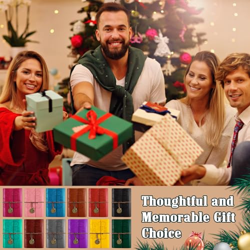 Comprar ahora Asten Cuaderno de cuero, diario recargable, encuadernado en espiral vintage, viaje para escribir con papel rayado, regalo niñas y niños A6 18x13cm, Marrón