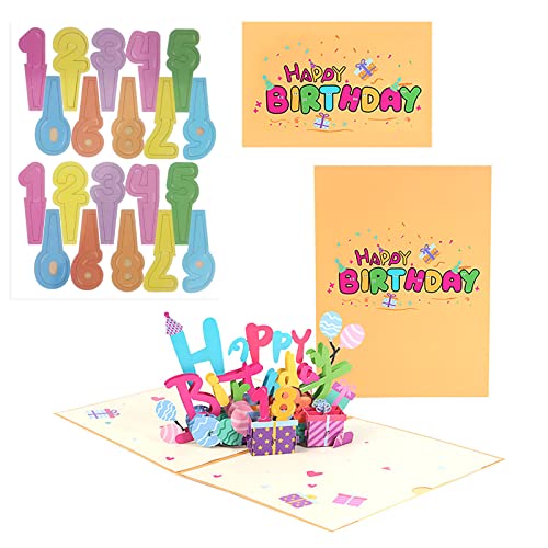 Comprar Tarjeta cumpleaños original Postal Cumpleaños cumpleaños Tarjeta cumpleaños Tarjetas Felicitación Cumpleaños 3D Pop-up Tarjeta Feliz Happy Birthday Postal Regalo a Familias Amigo Niños Ofertas 2023 | regaloscumple.com