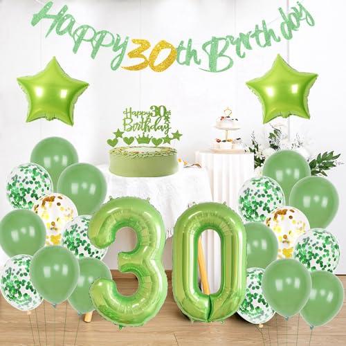 Comprar en Amazon Decoracion 23 cumpleaños verde hombre 23 Años Decoracion Cumpleaños verde