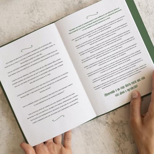 Mejores precios Happymots Gratitud Agenda | Diario Libreta | Notas día día Regálate minutos día anota ideas pensamientos