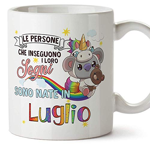 Comprar MUGFFINS Taza - Cumpleaños Koala Julio Regalos (en Italiano) Rebajas 2024 | regaloscumple.com