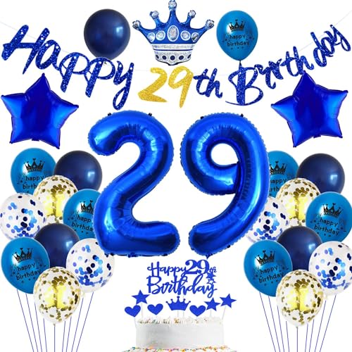 Consigue ahora Globos azules decoración 29 cumpleaños Decoración 29 cumpleaños Hombre 29 globo Catálogo azul decoración Globo fiesta 29 cumpleaños decoración azul decoración cumpleaños 29 años Hombre azul Globos 29 azul Top Precio 2025 | regaloscumple.com