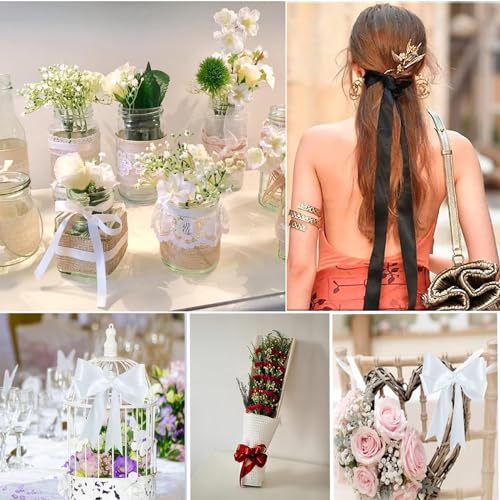 Ofertas Cinta Rosa Bien 6mm 91m Cinta de Satén Cinta Regalo