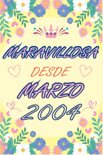 Comprar CUADERNO MARAVILLOSA Regalos DESDE MARZO 2004: Regalo 19 cumpleaños para mujeres y hombres ideas 19 cumpleaños... un cumpleaños... divertido cuaderno ... regalo 19 cumpleaños para él/ella. Rebajas 2025 | regaloscumple.com