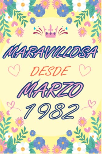 Comprar CUADERNO MARAVILLOSA DESDE MARZO 1982: Regalo 41 cumpleaños para mujeres y hombres ideas 41 Navidad cumpleaños... un cumpleaños... divertido cuaderno ... regalo 41 cumpleaños para él/ella. Rebajas 2023 | regaloscumple.com