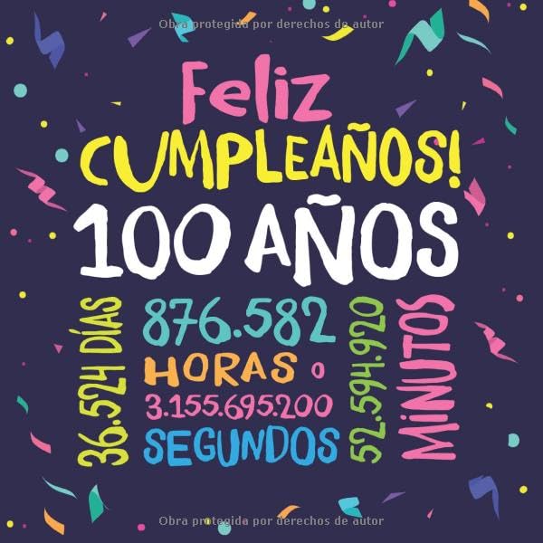 Consigue ahora Feliz Cumpleaños - 100 Años: Cumpleaños Un libro visitas para fiesta 100 cumpleaños – Decoración y regalos originales para hombres y mujeres - 100 años - ... para felicitaciones y fotos los invitados Top Precio 2023 | regaloscumple.com