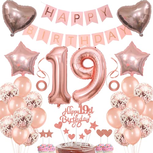Comprar Decoración 19 cumpleaños niña pastel Catálogo decoración 19 cumpleaños niña decoración regalo para 19 cumpleaños niña oro rosa cumpleaños 19 niña 19 años cumpleaños decoración globo 19 anniversa Top Precio 2025 | regaloscumple.com
