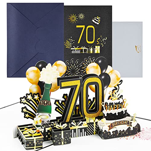 Consigue ahora Joyoldelf Tarjeta felicitación 70 tarjetas felicitación pop up 3D tarjeta felicitación cumpleaños tarjetas cumpleaños con Navidad sobre para mujeres madres niñas Rebajas 2024 | regaloscumple.com