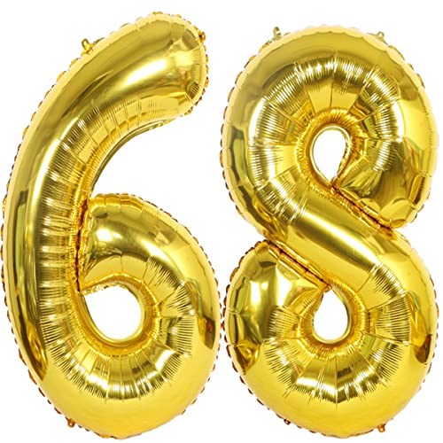 Comprar Foil Globo Número 68 Dorados Globo Número 68 Dorados 100cm Gigante Globos Catálogo Cumpleaños Numeros 68 Dorados Helio numero 68 globo cumpleaños 68 años Decoración 68 Cumpleaños para Fiestas Mujer Ofertas 2024 | regaloscumple.com