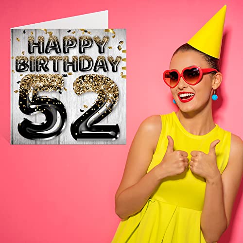 Dónde comprar en España Cumpleaños hombres, negros dorados purpurina, feliz hombre años, abuelo, tío 145 x mm, y