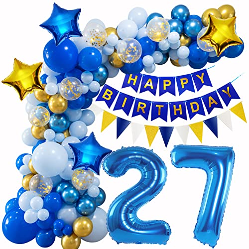 Consigue ahora 27 Años Globo Arco Kit Decoración 27 Años Cumpleaños Hombre Mujer 27 Años Globos Guirnalda Hombre Azul 27 Guirnalda Globos Cumpleaños Fiesta 27 Guirnalda Cumpleaños Globos 27 Años Decoracion Cumpleaños Top Precio 2023 | regaloscumple.com