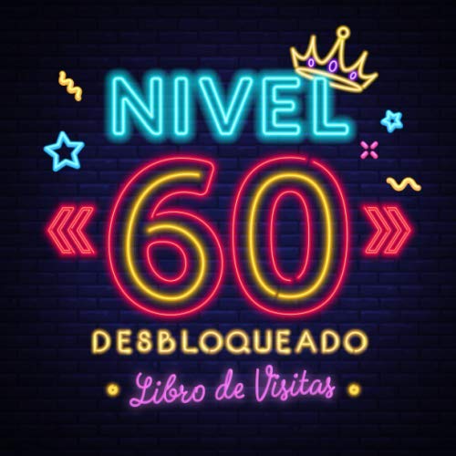 Consigue ahora Nivel 60 desbloqueado: Libro visitas para el 60 cumpleaños – Regalos originales para hombre - 60 años gamer decoración - Navidad Libro firmas para felicitaciones y fotos los invitados Rebajas 2024 | regaloscumple.com