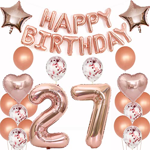 Consigue ahora Globos 27 años decoración cumpleaños oro rosa mujer 27 decoración cumpleaños 27 años deco mujer globo lámina Catálogo oro rosa 27 cumpleaños deco mujer feliz cumpleaños 27 años cumpleaños globo mujer (27) Top Precio 2023 | regaloscumple.com