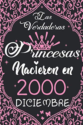 Consigue ahora Las Verdaderas Princesas Nacieron en 2000 Diciembre: Regalo cumpleaños 20 años para mujeres cuaderno forrado cuaderno cumpleaños regalo Navidad ... niñas tía novia 6 * 9 pulgadas 120 pagina Top Precio 2025 | regaloscumple.com