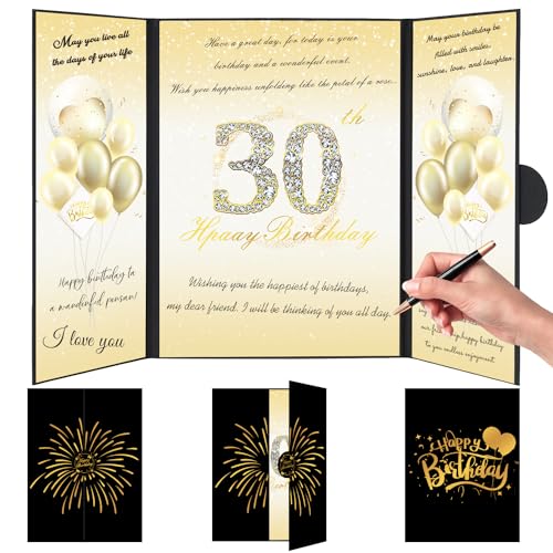 Consigue ahora Feliz 30 Cumpleaños Libro Visitas Oro Negro Regalo Cumpleaños Catálogo 30 Años El Libro Visitas Mis 30 Años Regalos Cumpleaños 30 Años para Mujeres Hombres Rebajas 2024 | regaloscumple.com