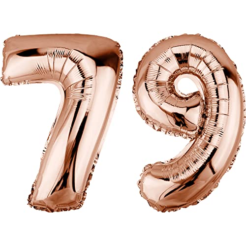 Consigue Promoción ahora DekoRex Globo papel aluminio color oro rosa 40 cm para cumpleaños bodas (número 79) Rebajas 2024 | regaloscumple.com