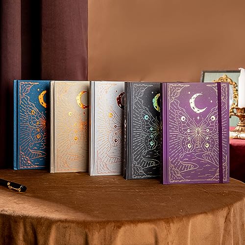 Ofertas TIEFOSSI Diario   puntos  diario   mariposas para mujeres y hombres  papel grueso   140 gms con 256 páginas numeradas  cuaderno A5   tapa dura para escribir en la escuela y la oficina