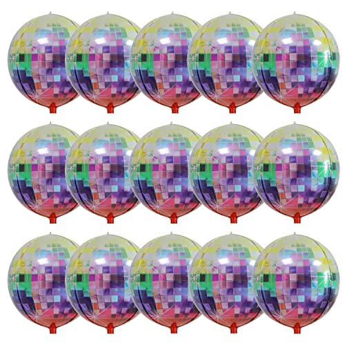 Comprar 15 globos bola discoteca multicolor 22 pulgadas globos discoteca 4D para decoraciones fiesta los años 80 BlackFriday decoraciones fiesta discoteca decoraciones fiesta temática discot Rebajas 2024 | regaloscumple.com