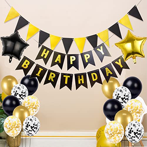 Top Precios Mujer decoración globo oro negro 59 cumpleaños hombre decoración 59 cumpleaños