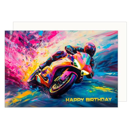 Comprar Edition Seidel Tarjeta cumpleaños premium con sobre tarjeta BlackFriday felicitación cumpleaños tarjeta cumpleaños cumpleaños hombre y mujer moto Harley Hobby (G353 Ofertas 2024 | regaloscumple.com