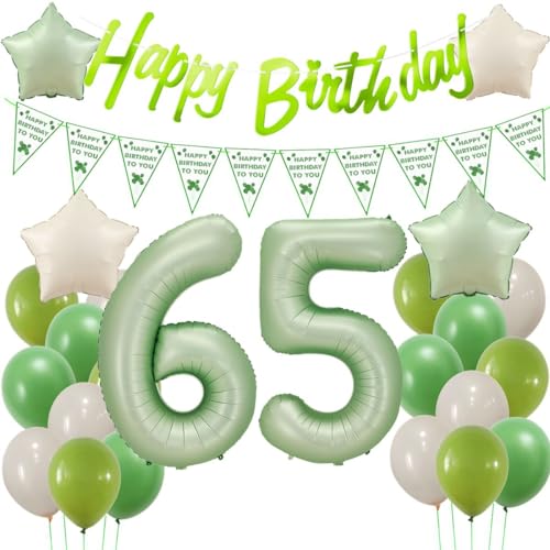 Consigue ahora 65 Años Decoracion Cumpleaños Verde Salvia Globos 65 Años Cumpleaños Verde Regalos Salvia Decoracion 65 Años Cumpleaños Mujer Hombre Globos Cumpleãnos 65 Años Verde 65 Años Decoracion Cumpleaños Rebajas 2025 | regaloscumple.com