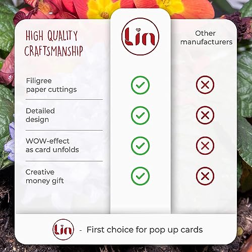 Ofertas en regaloscumple.com Lin Pop Up de tarjetas felicitación por 50 beeeeestial Día, cumpleaños Tarjetas Cumpleaños