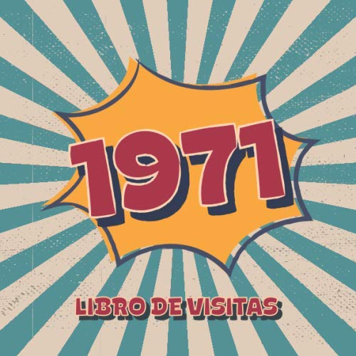 Consigue ahora 1971 Libros Visitas: Libro visitas para fiestas cumpleaños estilo retro para que la familia y los BlackFriday amigos inserten saludos y mensajes | 100 páginas | Vol 3 Ofertas 2024 | regaloscumple.com