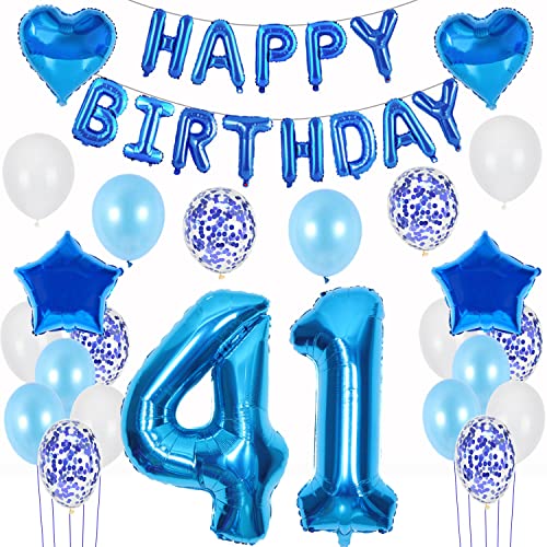 Oferta Globos cumpleaños hombre decoración 41 decoración hombre globos cumpleaños guirnalda 41 cumpleaños hombre