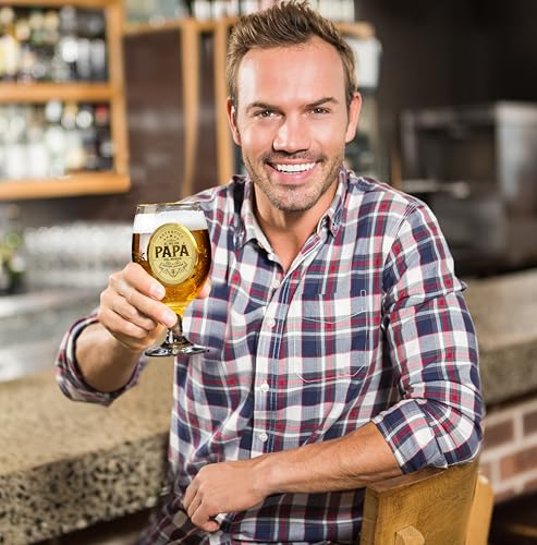 Ofertas CROWNLY Regalo Copas Cerveza Personalizados Original Padre Mejor Regalos Para Regalos Para Vaso