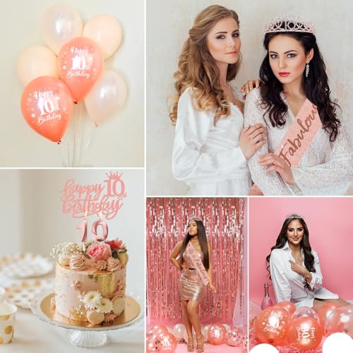 Mejores precios 16 Años Corona Banda Cumpleaños Niña Tiara Corona y Faja