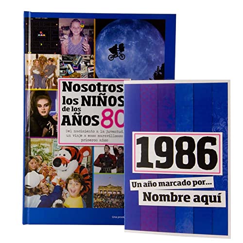 Comprar Calledelregalo 1986 Libro 'Nosotros los niños BlackFriday los años 80' con tarjeta personalizada 1986 Top Precio 2025 | regaloscumple.com