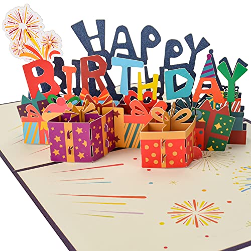 Comprar AIBAOBAO Tarjeta Felicitacion Cumpleaños 3D Ideas para regalar Pop-up Tarjetas Cumpleaños con Happy Birthday Caja Creativa Emergente para Familia Niño San Valentín Amigo Novias Aniversario Día la Madre Rebajas 2023 | regaloscumple.com