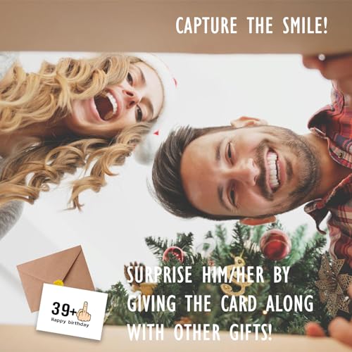 Ofertas de última hora Sugeru Tarjeta de cumpleaños para 40 divertidas tarjetas de cumpleaños