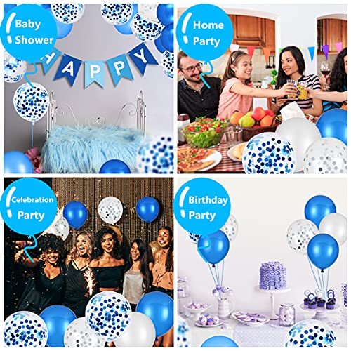 Dónde comprar en España Cumpleaños Fiesta Azul,Cumpleaños con Decoración Latex Niños Fiesta