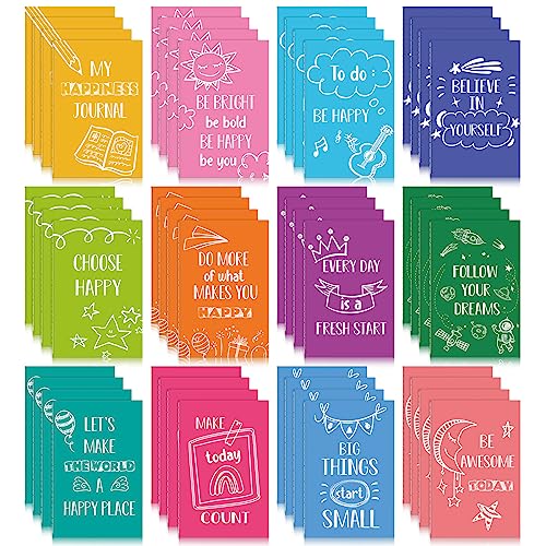 Comprar Zonon Blocs Notas Inspiradores Coloridos Cuadernos Diario Pequeños Motivacionales Libretas Bolsillo Pequeñas Divertidas para Niños Maestros Escuela Cumpleaños Oficina Regalo (Estilo Feliz 48) Rebajas 2024 | regaloscumple.com