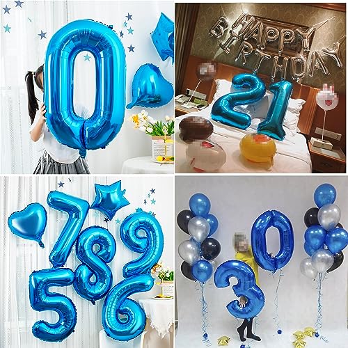 Oferta Flash 33 Años Decoracion Cumpleaños azules Globos 33 Cumpleaños Hombre Decoracion