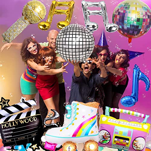 Ofertas HGSHUO Globos Bola Globos Cumpleaños 70 80 90 Globos Fiesta Hip 9