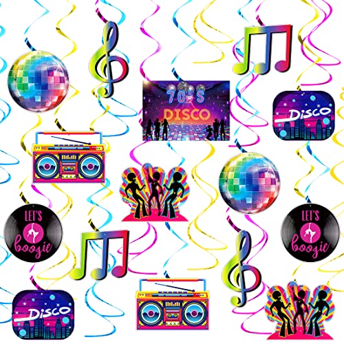 Consigue ahora Decoración Fiesta Los Años 70 45 Piezas Remolino Colgante Colorido Fiesta Decoración Navidad Fiesta Techo 1970 Hippie Roca Decoración Fiesta Discoteca Retro Suministros Fiesta Ofertas 2024 | regaloscumple.com