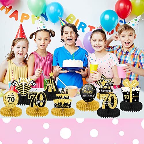 Dónde comprar en España 70 Centros Mesa Panal Decoraciones Fiestas CumpleañOs Suministros Decoración (70 años)