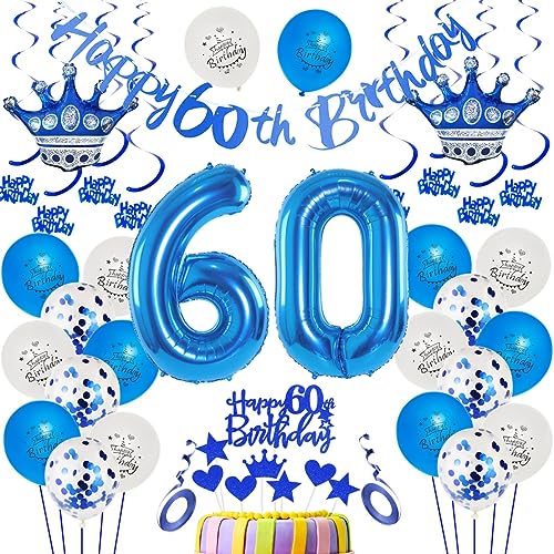 Consigue ahora Decoración 60 Años Cumpleaños Globo Ideas para regalar Azul 60 Años Decoración 60 Años Cumpleaños Hombre Azul Decoración 60 Años Globoa Hombre Azul Globos 60 cumpleaños Hombre Azul Decoración 60 Años Topper Torta Top Precio 2024 | regaloscumple.com